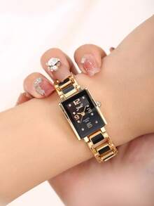 6 件女士百搭优雅腕表套装，圣诞节、生日、周年纪念礼物 - 彩色 - 查看 6