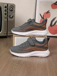 1 Pair 2025 New Children's Mesh Casual Shoes, Comfortable Breathable Lightweight Simple Design, Suitable For Party, Multi-Color Options, Big Kid Casual Shoes