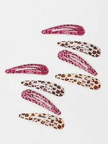 8 Stück Leoparden-Muster Haarclips, vielseitige vintage Leoparden Wassertropfen & Stern geformte Pony Clips, Herbst, Haare, Haaraccessoires, Accessoires, Haaraccessoires für Frauen, Reisen, Haaraccessoires, Accessoires für Frauen, Haaraccessoire, Haaraccessoires für Frauen, Haarstyling, Harzeug, Zeug, Schönheitsaccessoires, Geschenke, Reisen, Geschenke für Frauen, Harzeug, Strumpfhalter