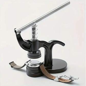 13 Pz./set Strumento Di Pressatura Professionale Per Orologi, Strumento Per La Chiusura Del Cassa & Muffole Di Adattamento, Strumento Per La Riparazione Di Orologi E Kit Di Muffole Per Orologiaio