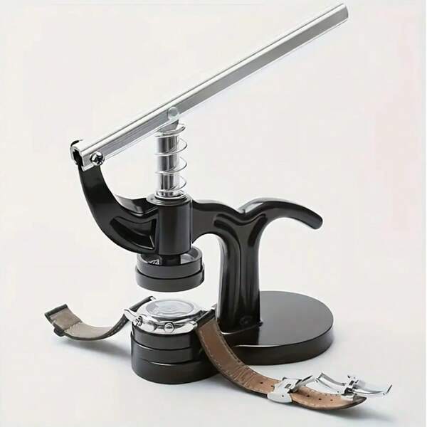 13入組專業手錶壓床套裝,適用於手錶表殼閉合工具和合適模具,錶匠修理工具模具套裝