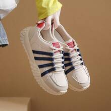 2025 New White Sneakers For Women, Korean Style Ins Casual Versatile Shoes For Street Style, Autumn - Blue - View 4