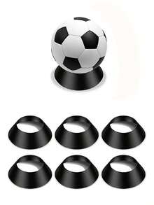 1/3/5/8 Stück Multi-Sport Ball Ständer - Robuste PP Vier-Ecken-Basis für Fußball-Zubehör, Sportbälle, Basketbälle und mehr - farbig für die Präsentation, Sportbekleidung für Frauen, Leggings Weihnachten