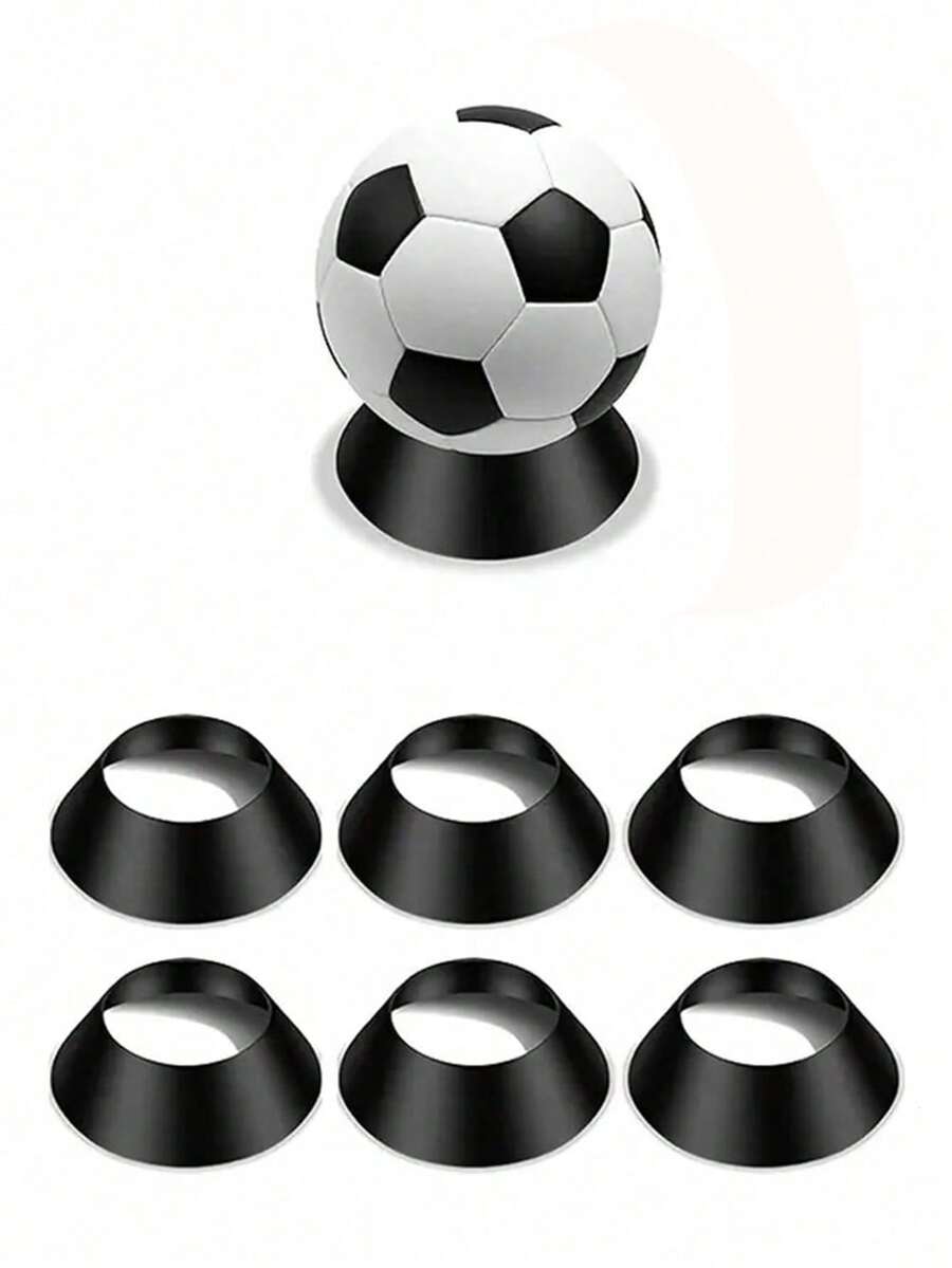 1/3/5/8 Stück Multi-Sport Ball Ständer - Robuste PP Vier-Ecken-Basis für Fußball-Zubehör, Sportbälle, Basketbälle und mehr - farbig für die Präsentation, Sportbekleidung für Frauen, Leggings Weihnachten