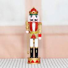 Extra Large Christmas Nutcracker Ornament - Traditional Wooden Nutcracker, Holiday Christmas Decoration - Framed King, Commemorative - Colorful Puppet - Christmas Gift - Suitable For Christmas Decoration, Bedroom, Living Room, Closet, Office, Dorm Room. Home Decoration, Christmas Party Decoration Supplies - Merry Christmas - Multicolor - View 8