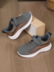 1 Pair 2025 New Children's Mesh Casual Shoes, Comfortable Breathable Lightweight Simple Design, Suitable For Party, Multi-Color Options, Big Kid Casual Shoes