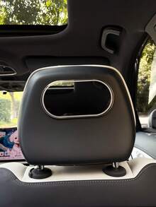 Stainless Steel Car Sun Visor Makeup Mirror, Car Interior Decorative Mirror, Car Vanity Mirror