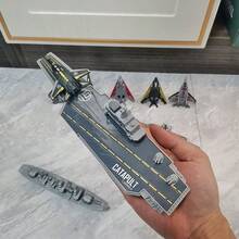 Children's Aircraft Carrier Model Toy Set, Can Launch Fighter Jets - Birthday Gift For Boys And Girls, New Year, Christmas Gift - Multicolor - View 7