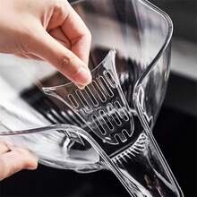 5PCS Multi-Functional Drain Bowl Drain Basket Fruit Drain Wash Tool Kitchen - Transparent Gray - View 6