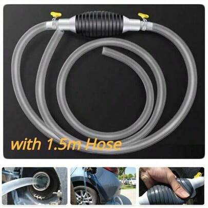 Auto Truck Manual Siphon Transfer Pump Kit With 1.5m Hose For Easy Oil And Fuel Transfer In Auto Trucks