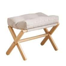 Folding Footrest, Leg Rest Cushion For Sofa, Recliner, Office Desk, Foot Stool