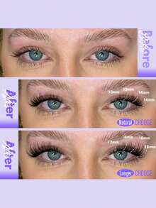 144pcs Lash Clusters Wispy Cluster Eyelash Extensions 10-18mm Individual Lashes Cluster Lashes Extension Soft Comfortable Eyelash Clusters With Thin Band