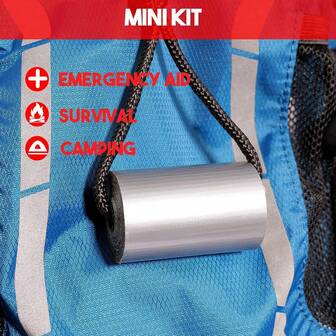 Small Duct Tape Heavy Duty Travel Size Rolls Mini Duct Tape Rolls With Rope For Outdoor Camping Emergency Repair