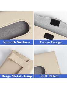 1pc Car Tissue Box, Sun Visor Backseat Hanging Leather Tissue Holder, Creative Car Interior Accessory (Tissue Not Included)