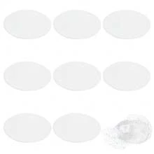 MAGICALCUTDIE 1box 8pcs EVA Cloth Round Fascinator Hat Base For Millinery Magic White 110x3mm - trắng - Xem 1