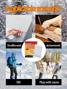 Portable Carbon Fiber Hand Warmers-Natural And Odorless, Self-Heating Body Warmers, Foot Warmers, Uterus Warmers, Steam Warmers, Long-Acting Natural Odorless Hand Warmers, One-Time Waist And Abdomen Warmers For Women