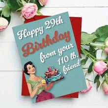 1pc 'One Year Closer To Diapers' Funny Birthday Card With Witty Text And Personalization, Creative Greeting Card, Perfect Birthday Gift For Family, Friends, And Colleagues, 5*7in - With Envelope,Christmas