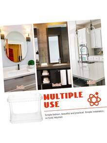 1pc 2-Tier Makeup Storage Box, Beauty Care Assistant, Skincare, Body Wash, Sunscreen Storage Box, Vanity Organizer Basket, Bathroom Storage Rack, Bottle Organizer Rack, Mother's Day Gift, Home Decor, Back To School Supplies