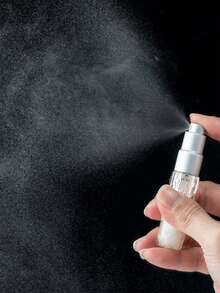 1 pieza Atomizador de perfume recargable portátil y mini, botella atomizadora de tamaño de viaje, accesorios de 5ml/0.2oz