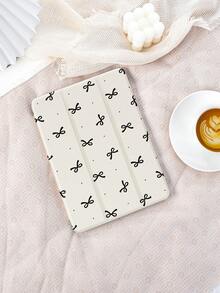 1 件圆点蝴蝶结保护套，适用于 Kindle 2024、Kindle NK 11/Kindle Kids Edition、Kindle Paperwhite 5、iPad (A16) 11 英寸第 11 代 2025、iPad 10.2 英寸第 10 代，具有自动唤醒/睡眠功能，轻巧纤薄，可保护您的平板电脑/电子阅读器 - 彩色 - 查看 2