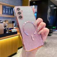 (With Lanyard) Luxury Protective Phone Case With Dust-Proof Holes, Thick Edges, Suitable Compatible With Samsung Galaxy S24 Ultra/S24 Plus/S24/S23 Ultra/S23 Plus/S23/S22 Ultra/S22 Plus/S22/S21 Ultra/S21 Plus/S21 FE/S23 FE/S20 Ultra/S20 Plus/S20 FE, Luxury Protection... Suitable For A5x/C12 3456789/987654321 - Pink - View 4