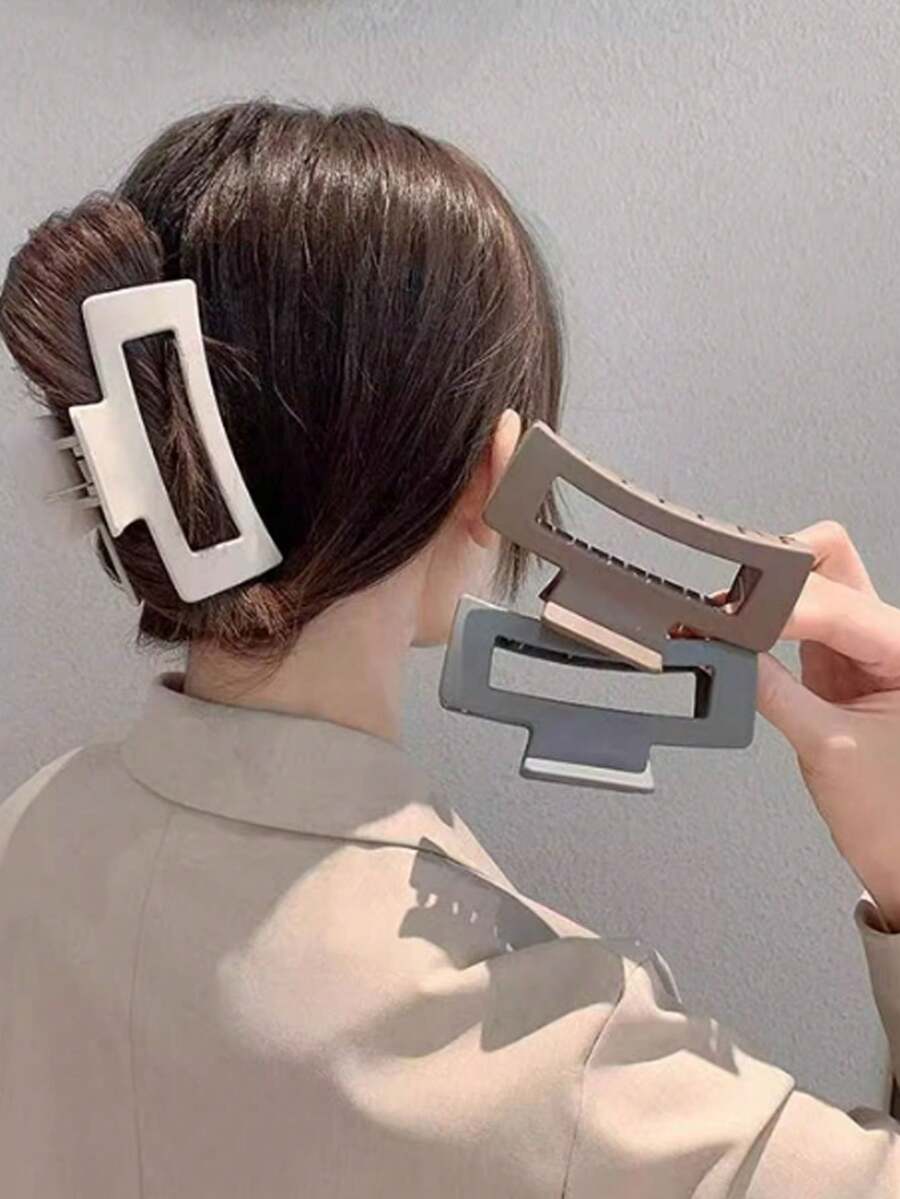 4 szt./1 szt. Minimalistyczne kwadratowe spinki do włosów, uniwersalne eleganckie spinki do codziennego upięć, odpowiednie na Dzień Matki, powrót do szkoły, Święto Dziękczynienia, Boże Narodzenie, Nowy Rok, Walentynki, karnawał, prezent świąteczny, jesienne akcesoria do włosów, jesienne spinki do włosów, modne spinki do włosów, zimowe, wakacyjne stroje damskie