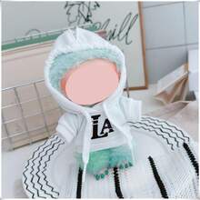 17cm Kabubu 连帽衫 第 1/2/3 代 Labobo 娃娃衣服、17cm LBB 娃娃衣服、10cm 毛绒娃娃、白色、黑色、蓝色 连帽运动衫 - 彩色 - 查看 6