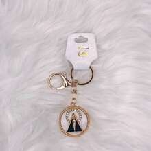 Advanced Metal Keychain Delicate With Rhinestone Maria/Random Model - Oro 08# - Ver 2