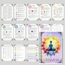 Chakras For Beginners: Printable Grimoire Pages & Book Of Shadows Inserts - Spiritual Healing & Energy Balancing Guide With 7 Chakra Mantras, Mudras, Yoga Poses & Affirmations | Aesthetic Metaphysical Templates For Meditation, Journaling & Yoga Practice, Colorful Book Cover, Decorative Graphics, Spiralbound Book, Highquality Prints, Artistic Journal, Durable Binding, Meditation Guidebook, Meditation Practitioners