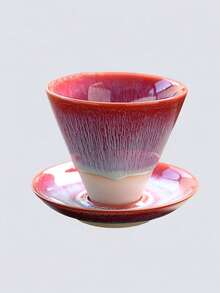 1 pièce Tasse en céramique créative avec glaçure craquelée, tasse à latte en céramique vintage, convient pour tasse à café à la maison, tasse à eau de table de salle à manger, tasse à café de bureau pour hommes et femmes, cadeau (couleur de glaçure craquelée aléatoire, n'achetez pas si cela vous dérange)