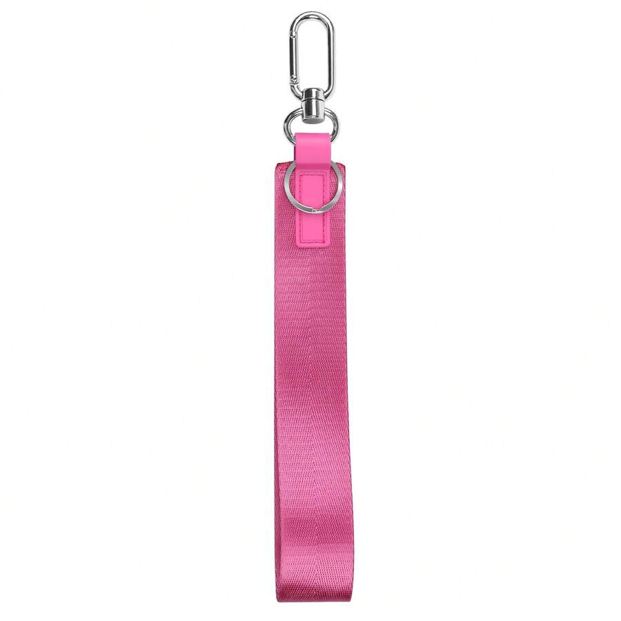 1pc Wrist Strap With Keyring Wristlet Keychain For Clutch And Key Holder Key Chain Car Keychain Cute Keychain Wristlet Keychain Keychain For Women Wallet Keychain Key Lanyard For Women Car Key Chain Cute Key Chain Key Chain Wristlet Elegan - Hot Pink - View 1