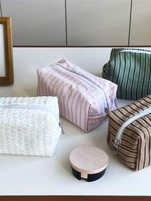 1PC Storage Bag Makeup Travel Bag Make Up Brush Bag Toiletry Bag Transparent Makeup Bag Made Of PVC Material, Hand-Held Toiletry Bag, Cosmetic Storage Bag, Beach Bag, Essential For Traveling, Makeup Bags, Cosmetic Bag, Makeup Organiser, Travel, Makeup Pouch, Bag, Vanity, Make Up Pouch, Travel Essentials, Pouch Bag, Make Up Bags, Travel Essential, Vanity Accessories, Small Makeup Bag, Cosmetic Bag, Travel Essential, Large Capacity, Large Makeup Bag,Christmas Gifts,Pouch,Travel,Gifts For Women,Women's Necessaire,Travel Essential,Pouch,Clutch / Small Handbag,Necessaire,Makeup Organizer,Makeup Organize,Pouch,Brush Holder,Mini Pouch,Large Capacity Pouch