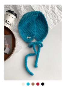 可调节麻花针织耳罩，搭配可拆卸围巾。舒适别致、百搭的冬季时尚配饰。 - 彩色 - 查看 9