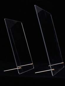 Tablero de exhibición de arte de uñas acrílico - Soporte de exhibición de muestras de color de uñas falsas con adhesivo doble cara, hoja de exhibición de arte de uñas transparente, herramienta de exhibición de arte de uñas para salones de uñas