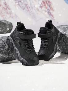 Kids Warm Snow Boots, Boys Winter Warm Shoes