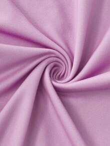 3 件套女士休闲 7/8 裤和短裤，雏菊花，玫瑰，纯色松紧腰宽松睡裤 - 紫色 - 查看 6