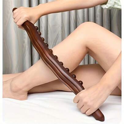 1 ferramenta de raspagem Gua Sha com 65 contas, 1 bastão de massagem de plástico com 59 contas, uso em todo o corpo, ferramenta para relaxamento muscular e alívio da dor, essencial para massagem e relaxamento em casa