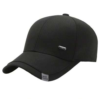 Gorra de béisbol de alta gama para hombres - Protección solar y calor durante las cuatro estaciones, esencial diario, gorra deportiva de unicolor y elegante para exteriores, el regalo perfecto para papá