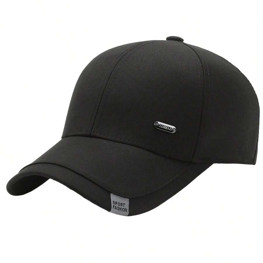 High-End Men's Baseball Cap - Sun Protection And Warmth Throughout The Four Seasons,Daily Essential, Fashionable Solid-Color Outdoor Sports Cap, The Perfect Gift For Dad - Multicolor - View 1