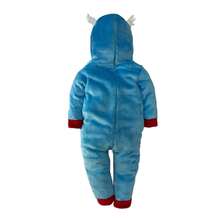 Marvel Mameluco con gorro bordado sin pie - Azul - Ver 4