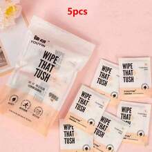5/10/20/60片装便携式单片湿巾，独立包装，男女通用抗菌湿巾，厕纸湿巾，小巧便携，旅行湿巾 - 彩色 - 查看 9