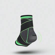 1 pièce Chevillère de compression réglable, sangle de support de cheville en nylon chaude, protège-cheville élastique et confortable pour les sports, unisexe