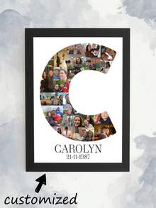 Personalisierte Weihnachtsgeschenke für Nummern 1 bis 99, Geburtstagsfotos für das Jahr 2026, Fotos mit den Buchstaben A, B, C, D, E, Fotocollagen zum Thema Wachstum, Geburtstagsgeschenke, Weihnachtsfotos als Geschenke, perfekte Geschenke zum Muttertag und Vatertag, ideale Präsente für Liebhaber und Freunde.