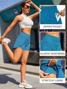 Women's Athletic Shorts High Waisted Running Short Pocket 2.5" Sporty Shorts Gym Elastic Workout Shorts Womens Athletic Shorts High Waisted Running Quick Dry Gym Workout Shorts With Zipper Pockets Women's Shorts,Womens Casual Shorts,Ladies Shorts,Women's Summer Shorts Women's High Waisted Shorts,Women's Casual Stretch Shorts,Women's Denim Shorts,Women's Linen Shorts,Women's Biker Shorts,Women's Athletic Shorts,Women's Flowy Shorts Valentine's Day Shorts For Women,Valentine's Day Women's Shorts,Valentine's Day Casual Shorts For Women,Women's Shorts For Valentine's Day Valentine's Day Clothes Valentine's Day Gift - 薄荷藍 - 查看 2