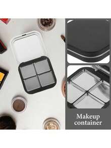 空盘粉状腮红彩妆盘，磁吸式可填充眼影唇膏收纳盒，带镜子，DIY彩妆压制，旅行便携收纳盒，专业化妆师套装，腮红、颜料和散粉自由组合，完美适用于化妆师、DIY爱好者和美妆博主，彩妆，平价，房间装饰，梳妆台，旅行，卧室，化妆配件，赠品，旅行，廉价好物，旅行必备 - 彩色 - 查看 8