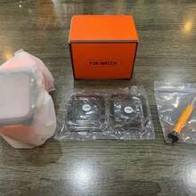 1 pieza Kit de modificación transparente para AppleWatch Series 11 de 42mm y 46mm, Ultra 3/2/1 de 49mm, 44mm y 45mm, que incluye correa + carcasa para relojes de la serie 10, 9, 8, 7, 6, 5 y 4, con carcasa + correa de TPU