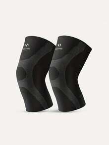 1对超大尺寸护膝，男女通用设计，温暖舒适，为超重用户提供膝盖支撑。适合体重不超过150公斤的用户。适用于跑步、篮球、跳绳和健身运动。 - 彩色 - 查看 10