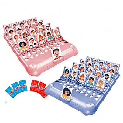 Jogo de Mesa quem sou eu ? Mini brinquedo interativo pedagogico