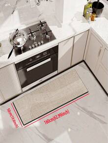 [HOT!!!] 1 tấm thảm sàn nhà bếp bằng gel silica, họa tiết tuyến tính tối giản, phong cách sang trọng, thảm nhà bếp chống mỏi có đệm, độ dày khoảng 3mm, thấm nước, thích hợp cho nhà bếp, phòng tắm, lối vào, phòng giặt ủi - Nhiều màu - Xem 13