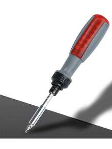 10-In-1 Manual Ratchet Screwdriver Set - Heavy Duty Metal Tool Kit With Rotating Head And Hidden Bit Slots, No Power Or Battery Needed For Use In Tight Spaces, Stylish